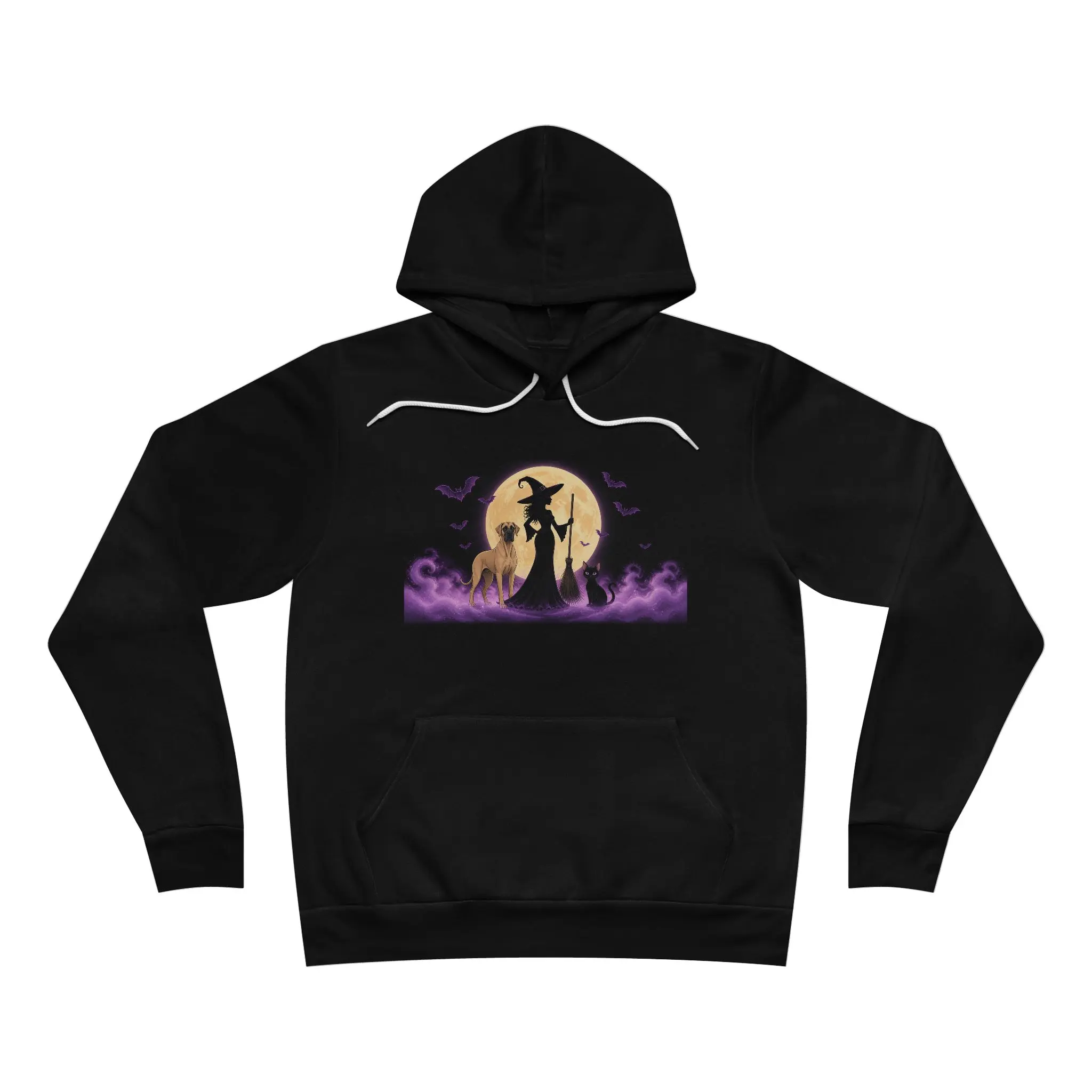 Fawn Great Dane Pocketed Pullover Hoodie (Up to 2x) — Her Familiars