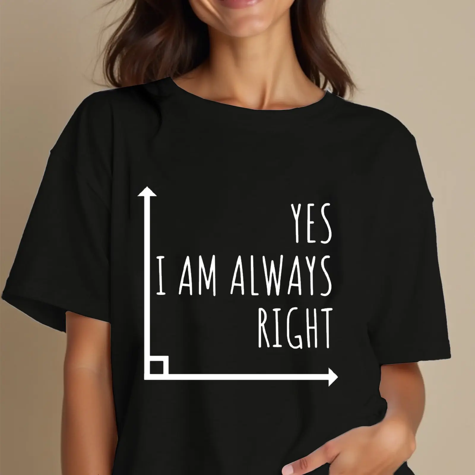 Women's Math Teacher Life Graphic T-Shirt, Cute Casual Cotton Tee with a Round Neck and Short Sleeves for Everyday Wear