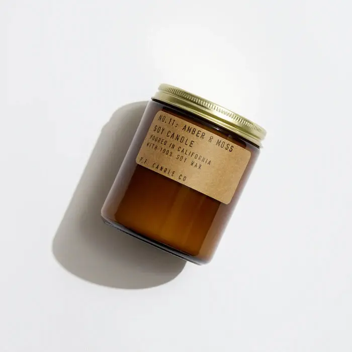 Amber & Moss– P.F. Candle Co. -Highly Scented Candle 9oz