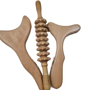 Woodwn Roller Set - Compatible Adjustable Roller for Body Care and Comfort