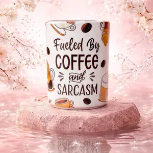 Modo Sarcástico ON 15 oz Ceramic Mug - Stylish and Durable Design for Coffee Lovers - Perfect Gift Idea - Fun and Eye-Catching
