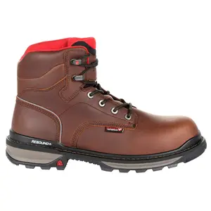 Rocky Mens Rams Horn Electrical Composite Toe  Work/Duty - Brown
