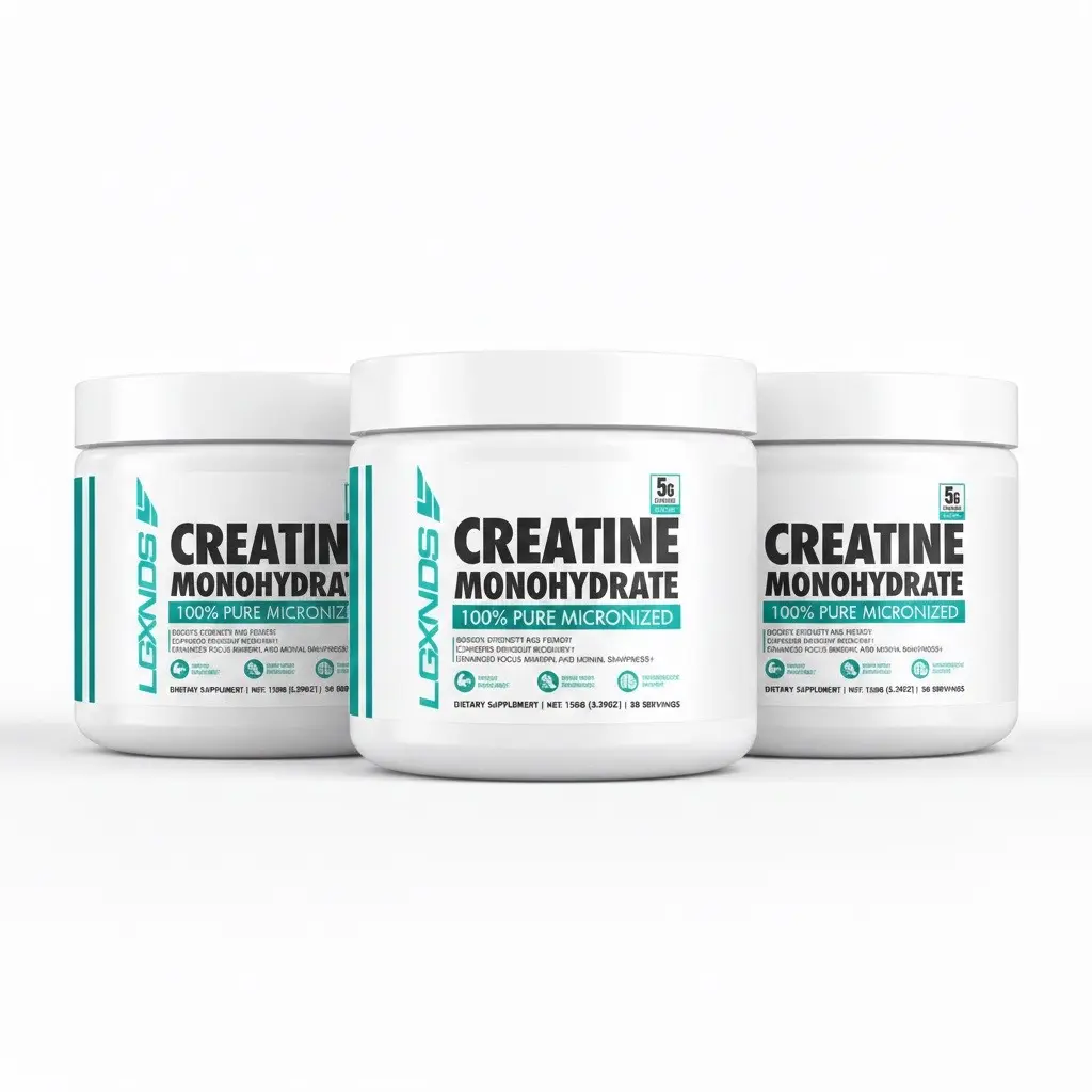 LGXNDS 3 Pack | Micronized Creatine Monohydrate | 5g Per Serving 30 Servings Per Tub | Unflavored Strength and Performance Support summerwins