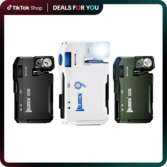 【ToolLite】WUBEN G5 Keychain Flashlight – Ultra Compact, 52g, USB-C Rechargeable, For Hiking, DIY, Emergency Use