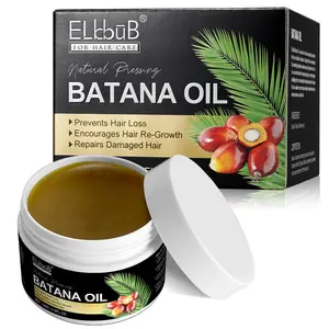 ELbbub Batana Oil for Hair Growth & Repair - Pure Unrefined Honduran Rainforest Oil Prevents Hair Loss Enhances Thickness for Men Women - Haircare