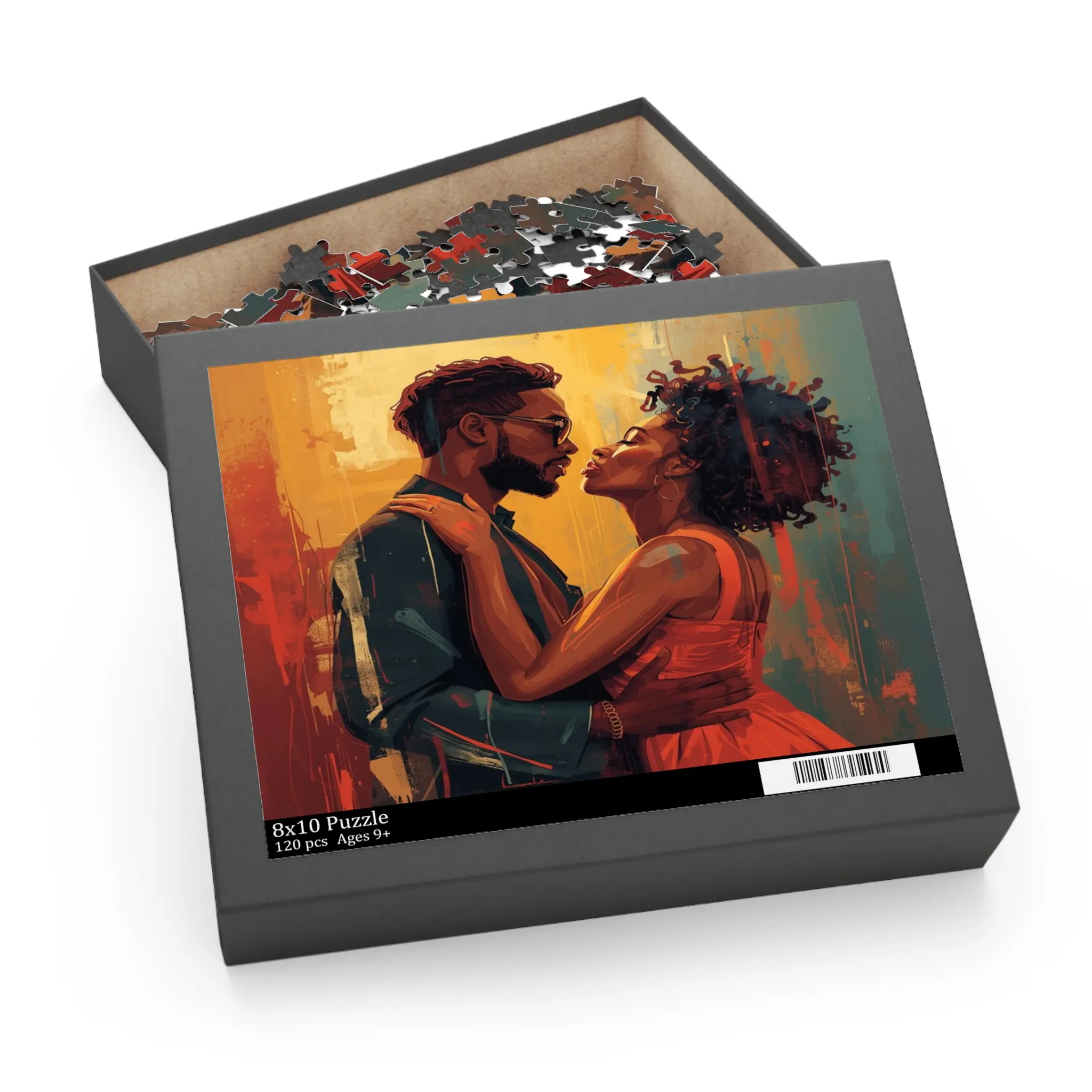 R&B Music Abstract Art : Jigsaw puzzle (120, 252, 500-Piece)