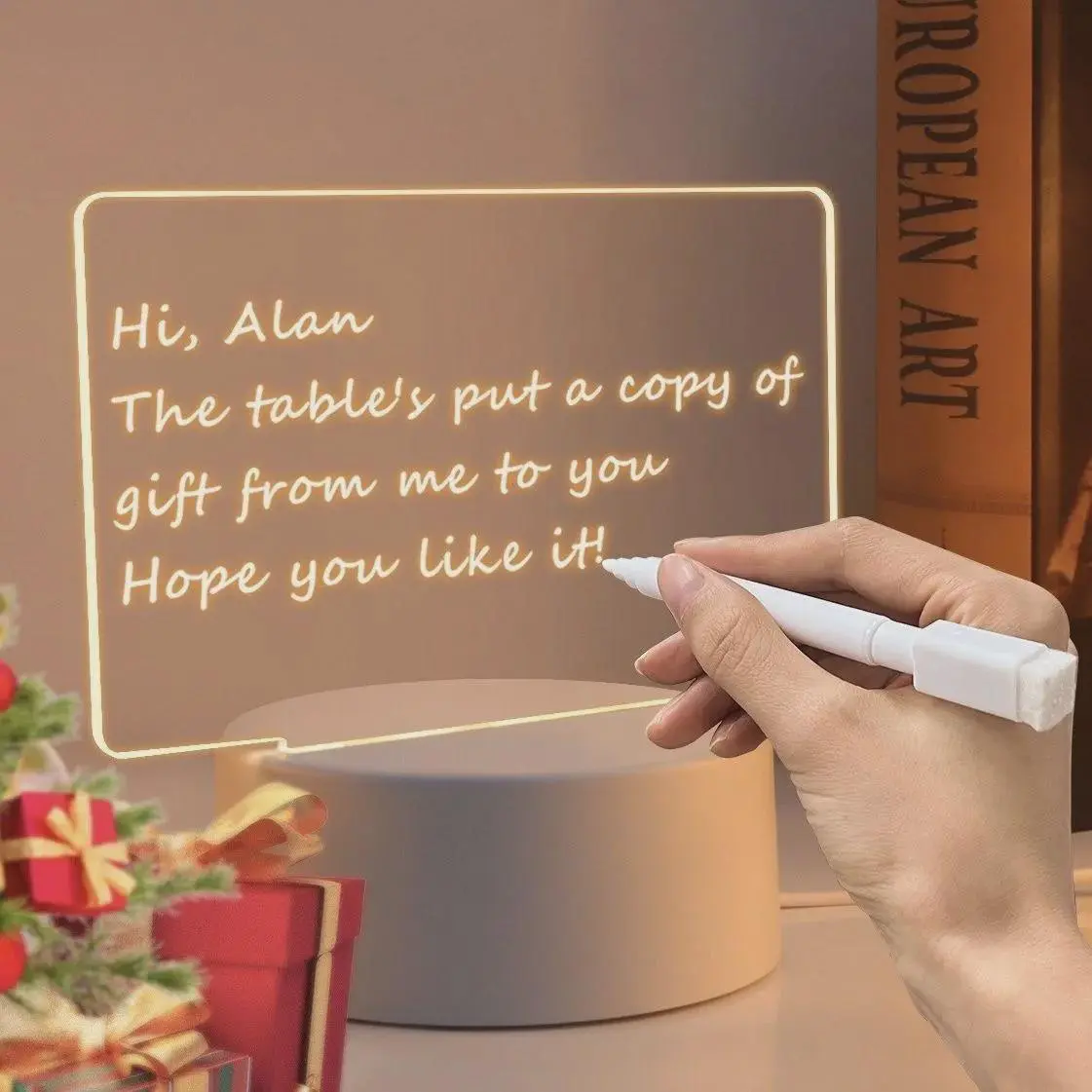 LED Glow Calendar & Memo Board