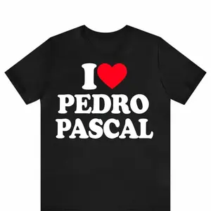 Love Heart Pedro Pascal T-Shirt, Funny LOU Meme Shirt, Pedro Pascal Fan Tee, Gaming Meme Shirt, LOU Merch