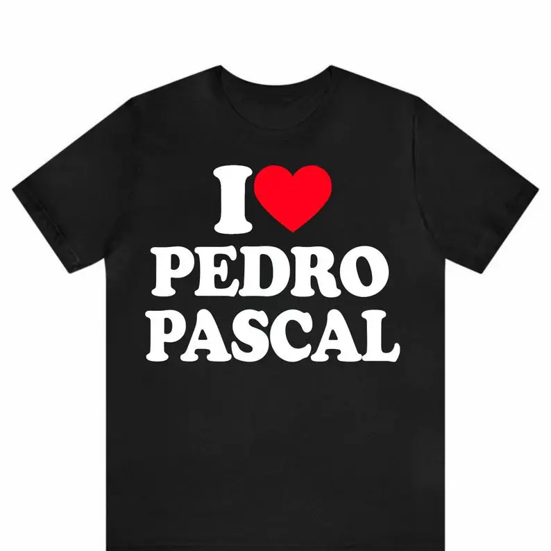Love Heart Pedro Pascal T-Shirt, Funny LOU Meme Shirt, Pedro Pascal Fan Tee, Gaming Meme Shirt, LOU Merch