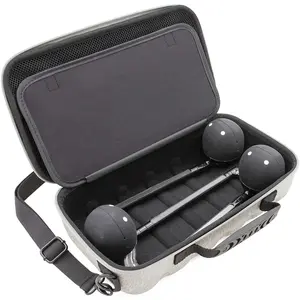 Travel Case Compatible with up to 3 Otamatone Regular or Neo Instruments - Hard Shell EVA Protection with Adjustable Strap & Accessory Storage