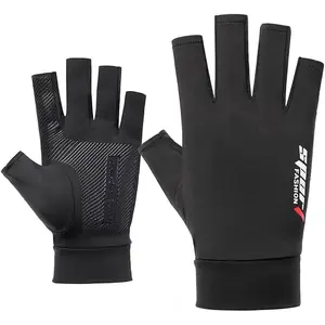 Summer Outdoor Fingerless-UV-Driving-Gloves Men and Women - Sunblock Driving Fishing Sailing Rowing Cycling Gloves
