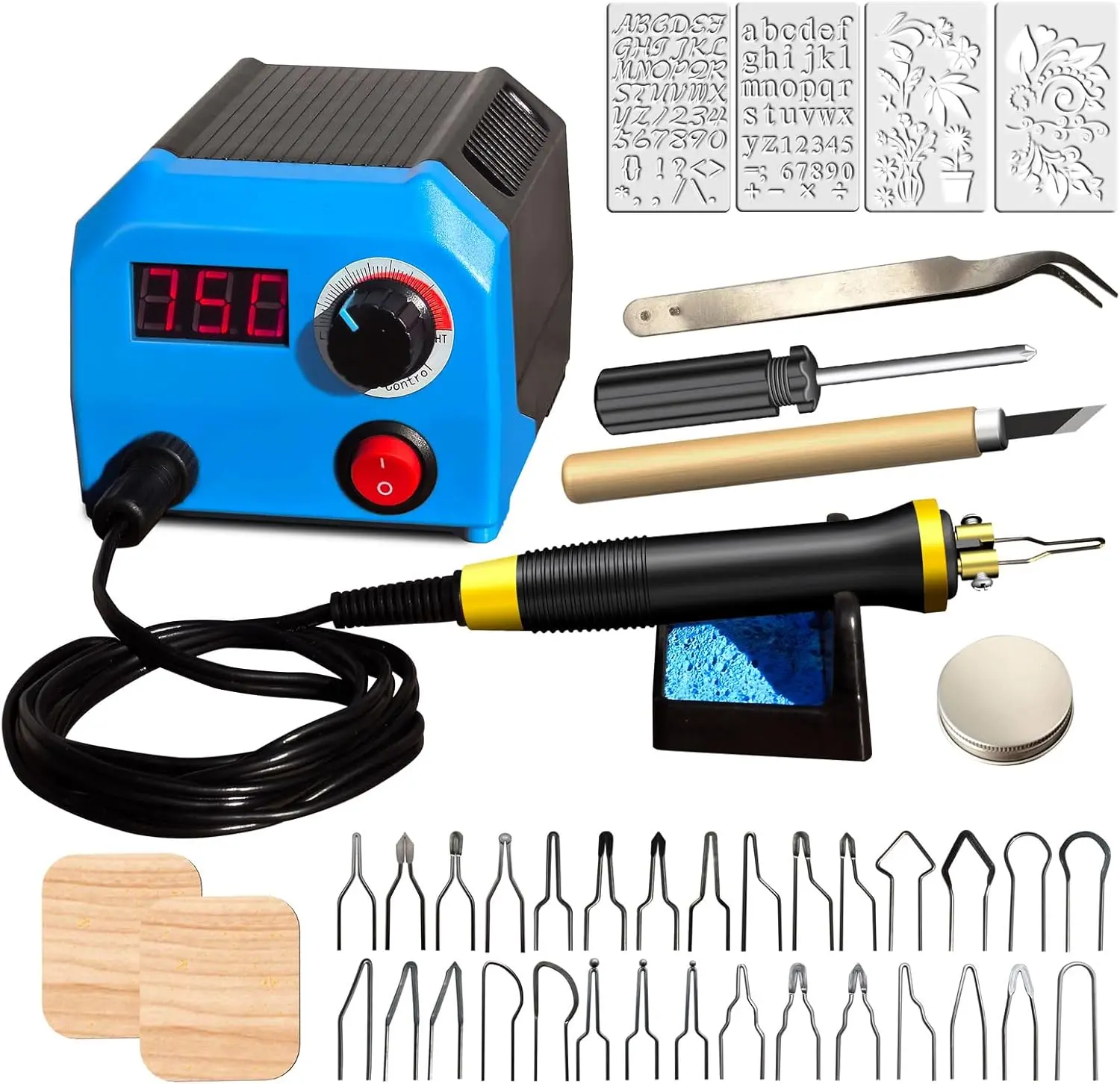 LH55-1   kit,  tool,digitally adjustable temperature  burner kit,professional  burner tool kit for adults beginners craft,pyrography pen (LH55-A pen)