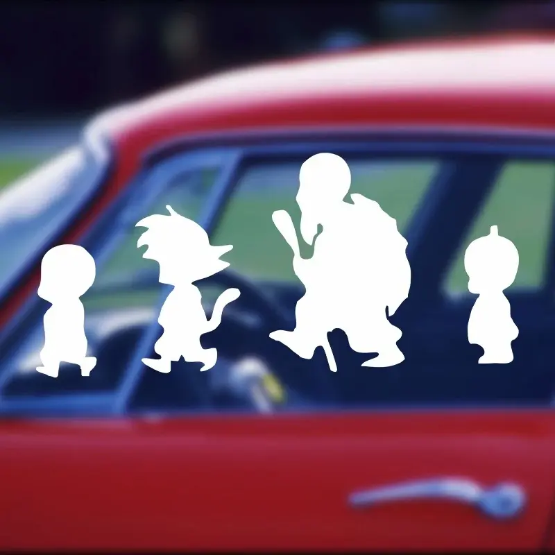 Car Sticker Son Goku Master Roshi Anime Reflective Decoration For Windshield Trunk Bumper Motorcycle Laptop Ipad Tablet