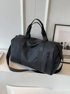 Large Capacity Travel Duffle Bag, Lightweight Zipper Travel Bag, Portable Multi-functional Sports Yoga Independent Shoe Compartment Luggage Bag