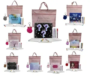 Coloring book, ohuhu markers, glitter pen and Bag Bundle.