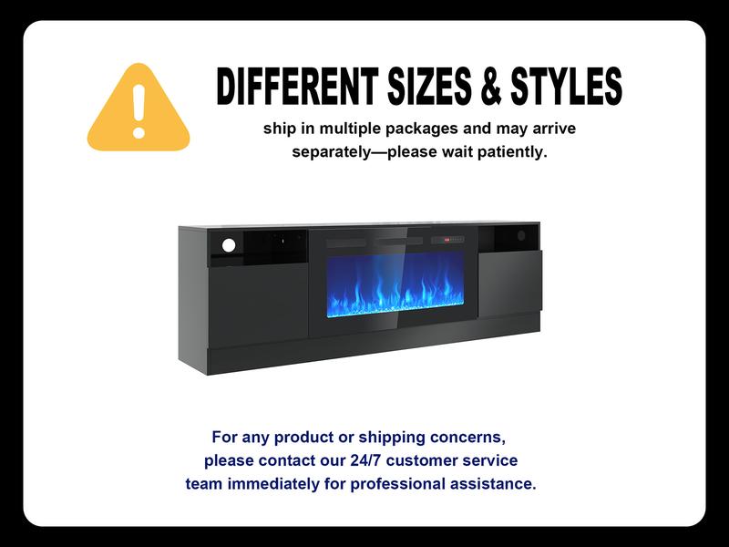 【TV STAND ONLY】 oneinmil 70 Inch Black TV Stand, Modern Entertainment Center with Storage, Media Console for Living Room&Bedroom circle dinner table coffee wooden rectangular   lounge sofa couch side farmhouse Tall Adjustable Bathroom Cabinet square