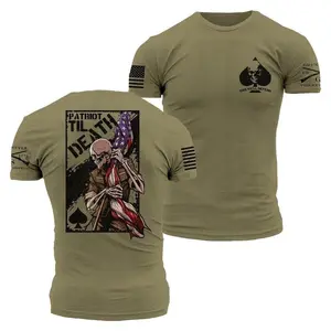 Patriot Til Death T-Shirt - Military Green