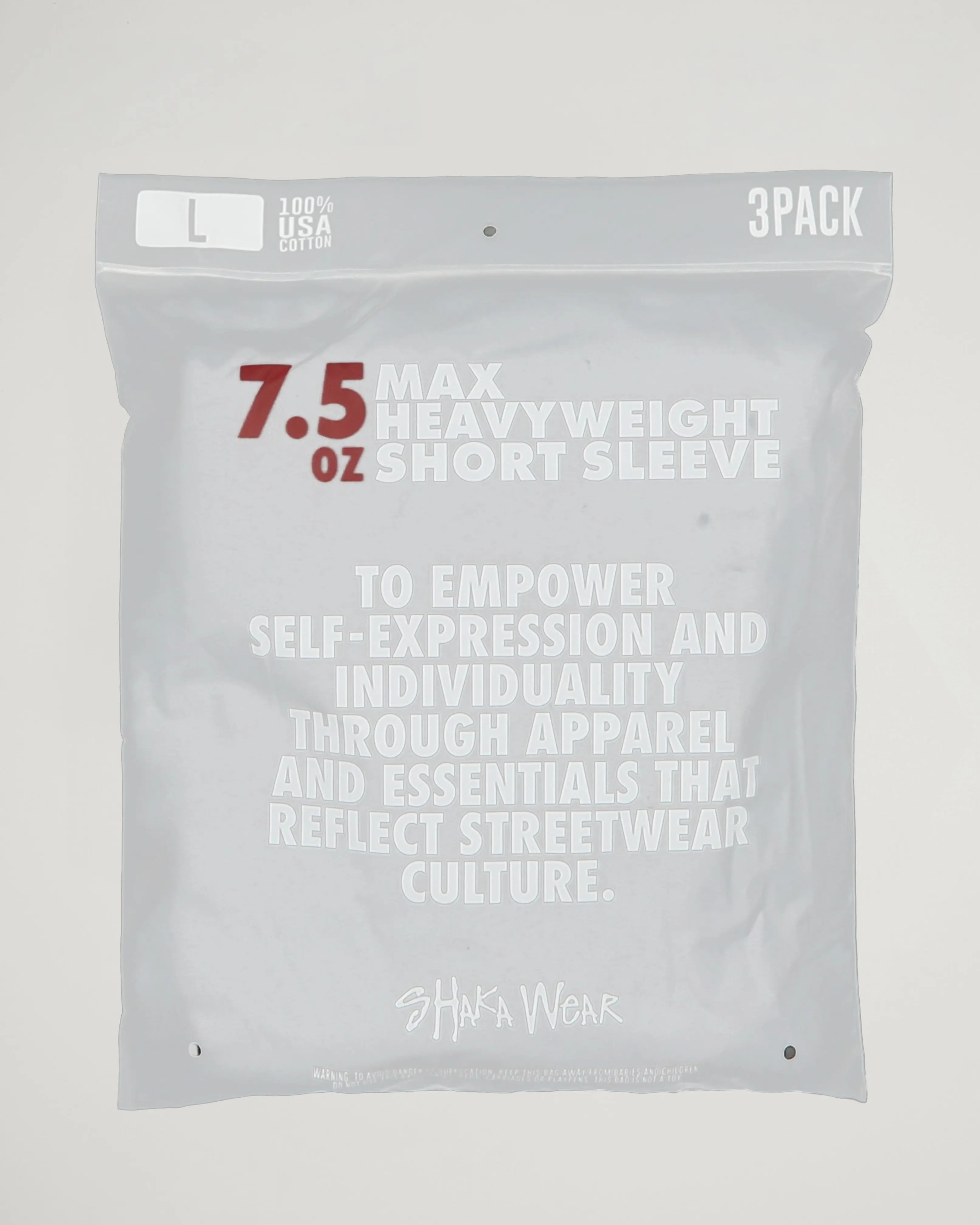7.5oz Max Heavyweight Short Sleeve - 3-Pack