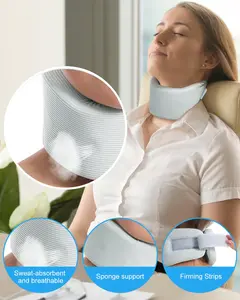 Large Soft Foam Cervical Collar | Sleeping Neck Brace | Neck Pain & Spine Pressure Relief | Universal Wrap