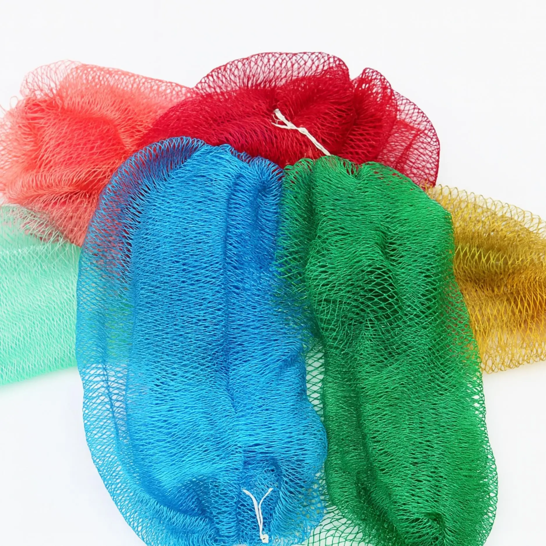 Extra Long Exfoliating Back Scrubber for Shower, Authentic African Net Sponge Bath Sponge, Net Sponge Exfoliating Bath Cloth For Body, Durable Scrubbing Cloth For Women Men, Bath Net Cloth For Daily Shower Body Skin Renewa