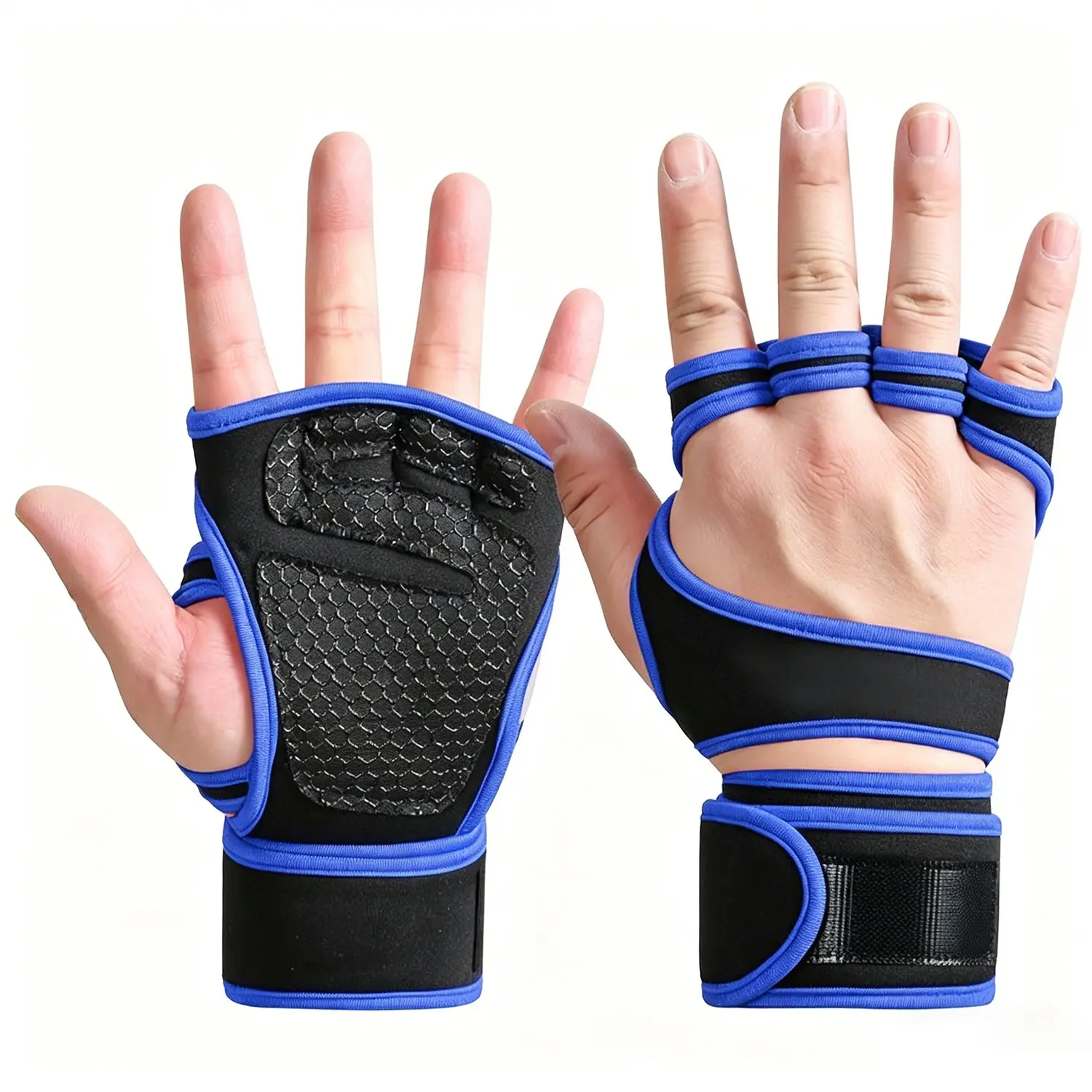 YYW1 Weightlifting Gloves Men and Women, Unisex, Non-Grip, Stability, Breathable Feature, Durable Athletic Gym Workout Accessories, Ideal Strength Training and Fitness Exercises
