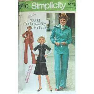 Simplicity 7710 Sewing Pattern (Vintage) CUT