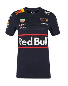 Red Bull Racing F1 Women's 2025 Team T-Shirt- Navy
