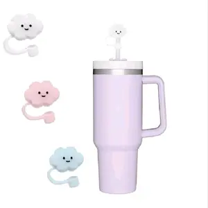 1 Piece Colored Cloud Straw Topper