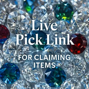 【Live Pick Link】K9 Crystal Zircon Resin Metal Charms