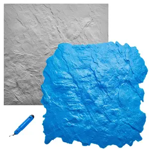 VEVOR Concrete Stamps Mat 18 x 18 in Concrete Texturing Skin Polyurethane Stamp Bakeware Utensils