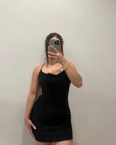 Brillo Romper Dress - Black