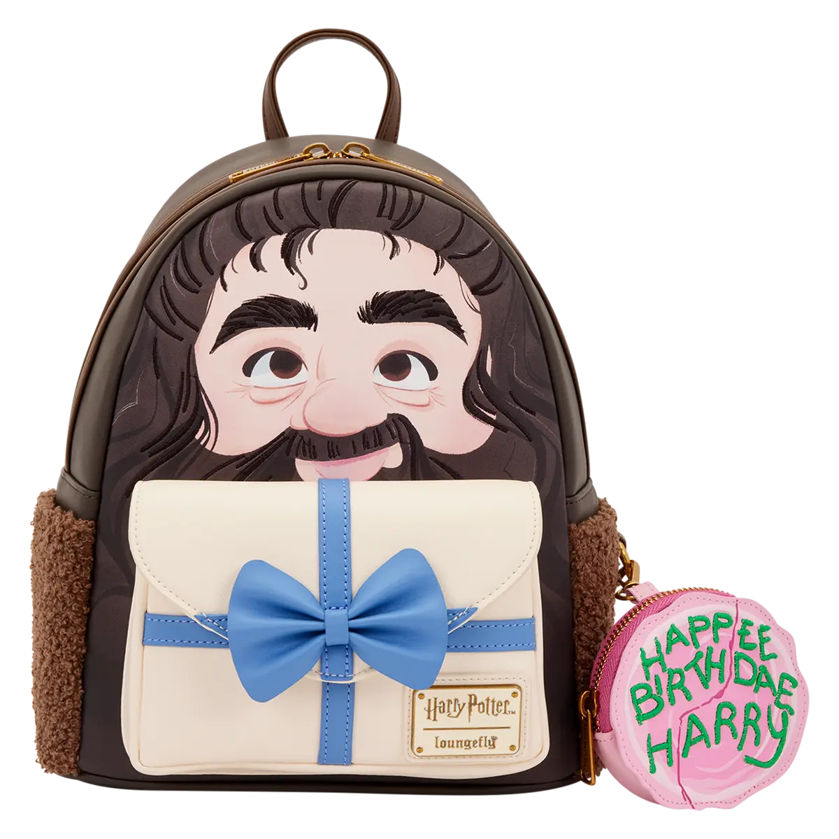 Harry Potter Hagrid Birthday Cake Mini Backpack with Coin Bag