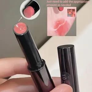HERORANGE ~ 6 colors available. Mirror-finish Glossy solid lip gloss, moisturizing, Hydrating, non-fading, non-sticky, long-lasting lipstick/lip balm. Perfect Valentine's Day gift.