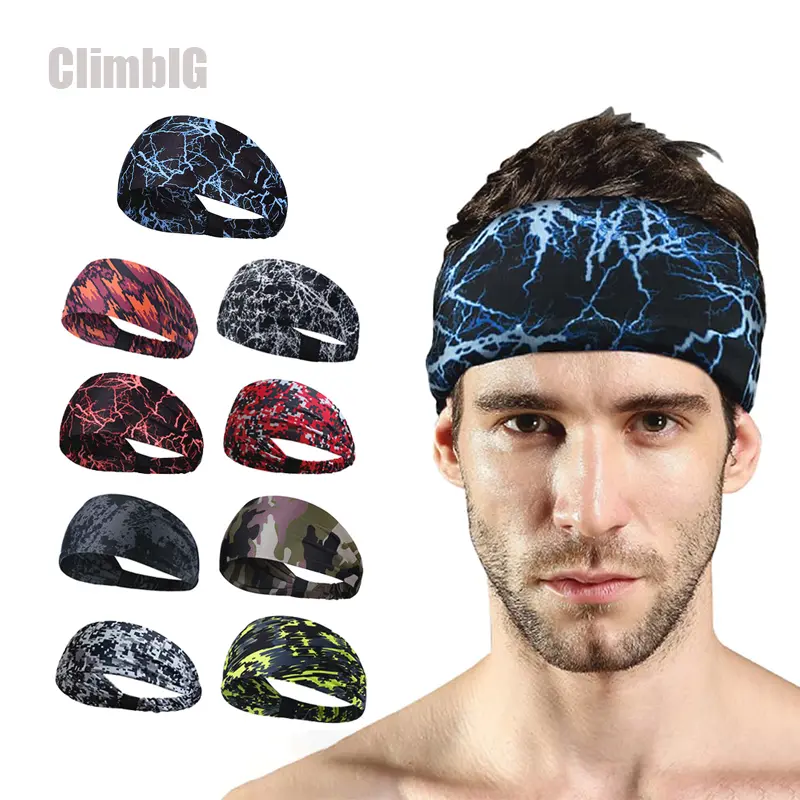 Breathable Sweatband Headbands for Men & Women – Cooling Moisture-Wicking Hairbands for Gym Workout, Yoga, Running, Cycling, Fitness & Outdoor Sports – Activewear Hair Accessory for Summer (#GymTok #FitTok #Workout)