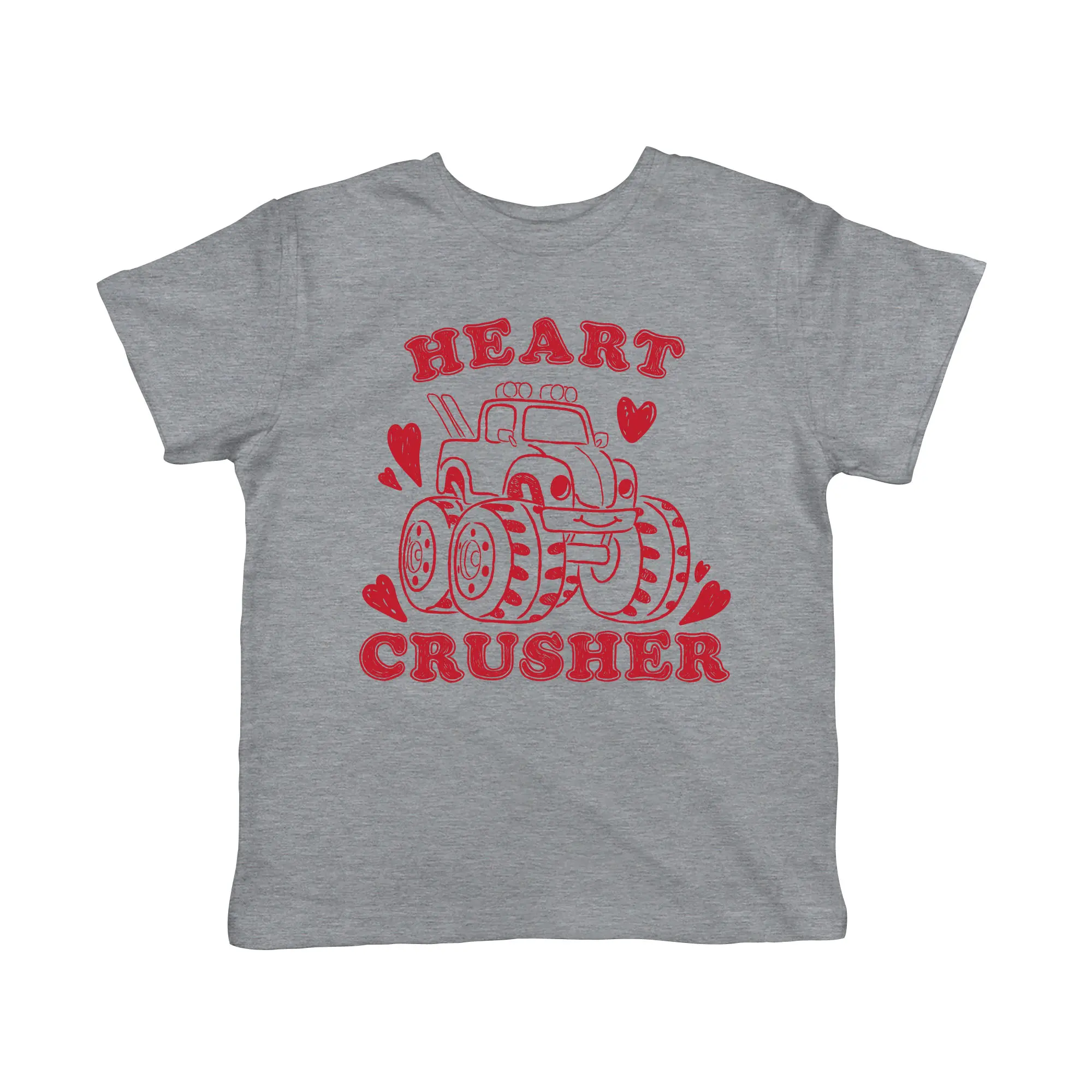 Toddler Heart Crusher T Shirt Funny Valentine's Day Pick Up Truck T Shirt Funny Toddler Shirts Love Apparel for Toddler Childrens Graphic Tees Light Grey Toddler Heart Crusher T Shirt Funny Valentine's Day Pick Up Truck T Shirt Funny Toddler Shirts Love Apparel for Toddler Childrens Graphic Tees Light Grey