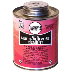 Wm Harvey Co  16 Oz MP-6 Multi-Purpose Cement Clear