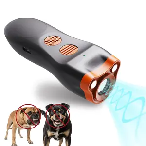 Ultrasonic Dog Bark Deterrent Device – Anti Barking Device for Dogs, Safe & Humane Dog Training Tool to Stop Barking, Indoor & Outdoor Use, 25ft Long Range Rechargeable Bark Stopper