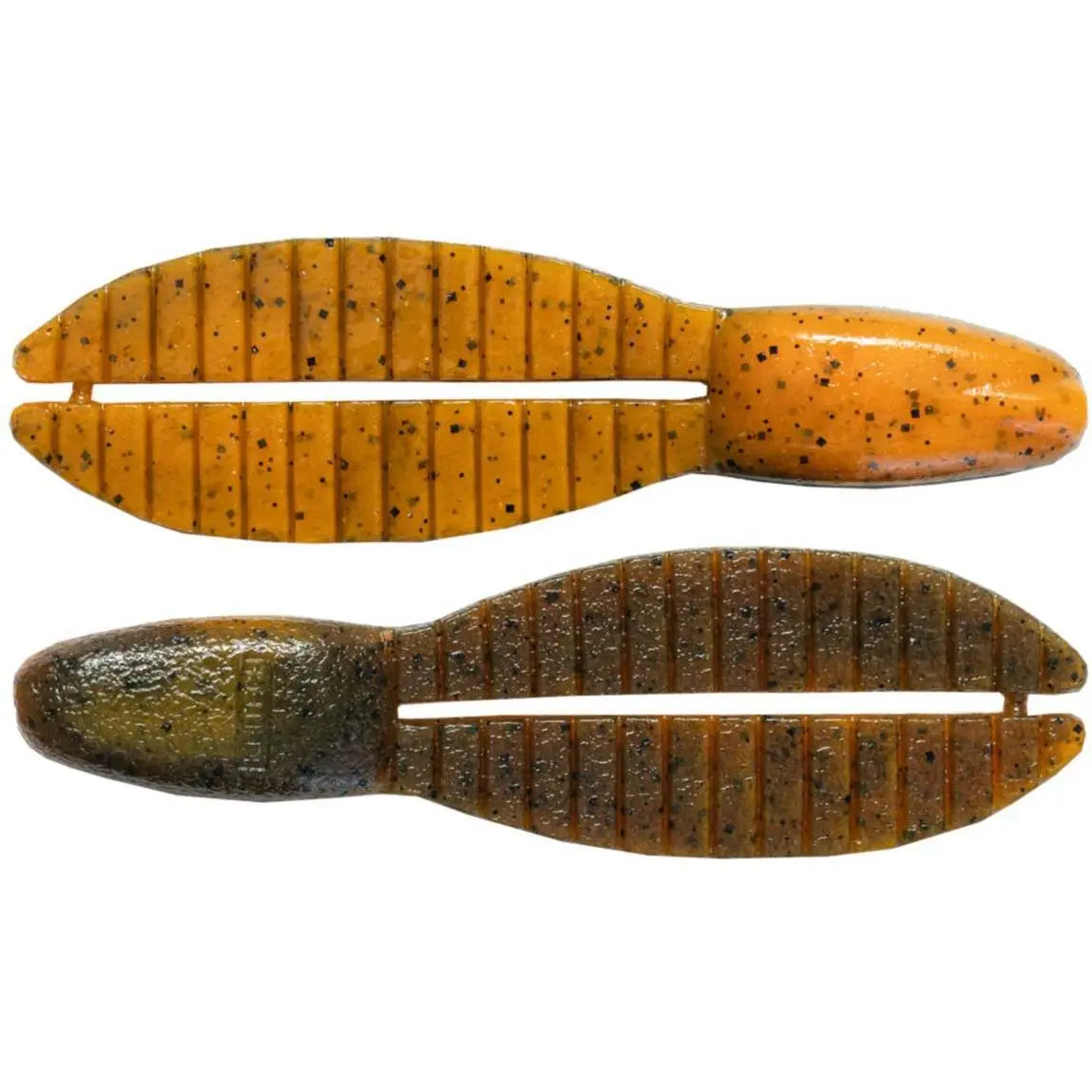 Flex Chunk Jig Trailer, 4.3 Inch High-Action Bass Fishing Lure, Salt-Infused Soft Plastic with Strong Squid Scent, 5-Pack, Largemouth Bass Lure, Bass Fishing Lures