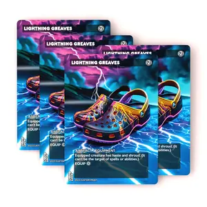 Lightning Greaves Proxy Playset - (4 Copies) Perfect for Your Commander Deck
