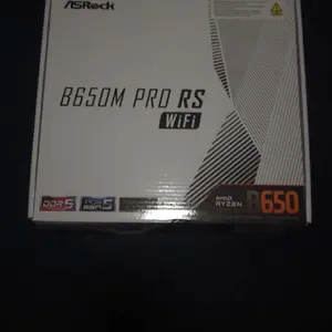 ASRock B650M Pro RS WiFi AM5 AMD B650 Micro ATX Motherboard