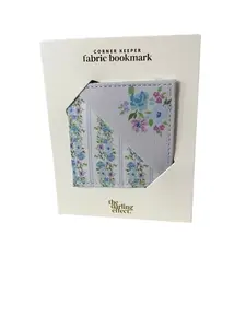The Darling Effect Fabric Bookmark - Petal Parade Blue