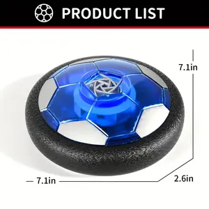 【Boninii】Indoor Hover Soccer Ball Game LED Light Up Floating Ball for Kids, Perfect Birthday Present for Ages 3-12