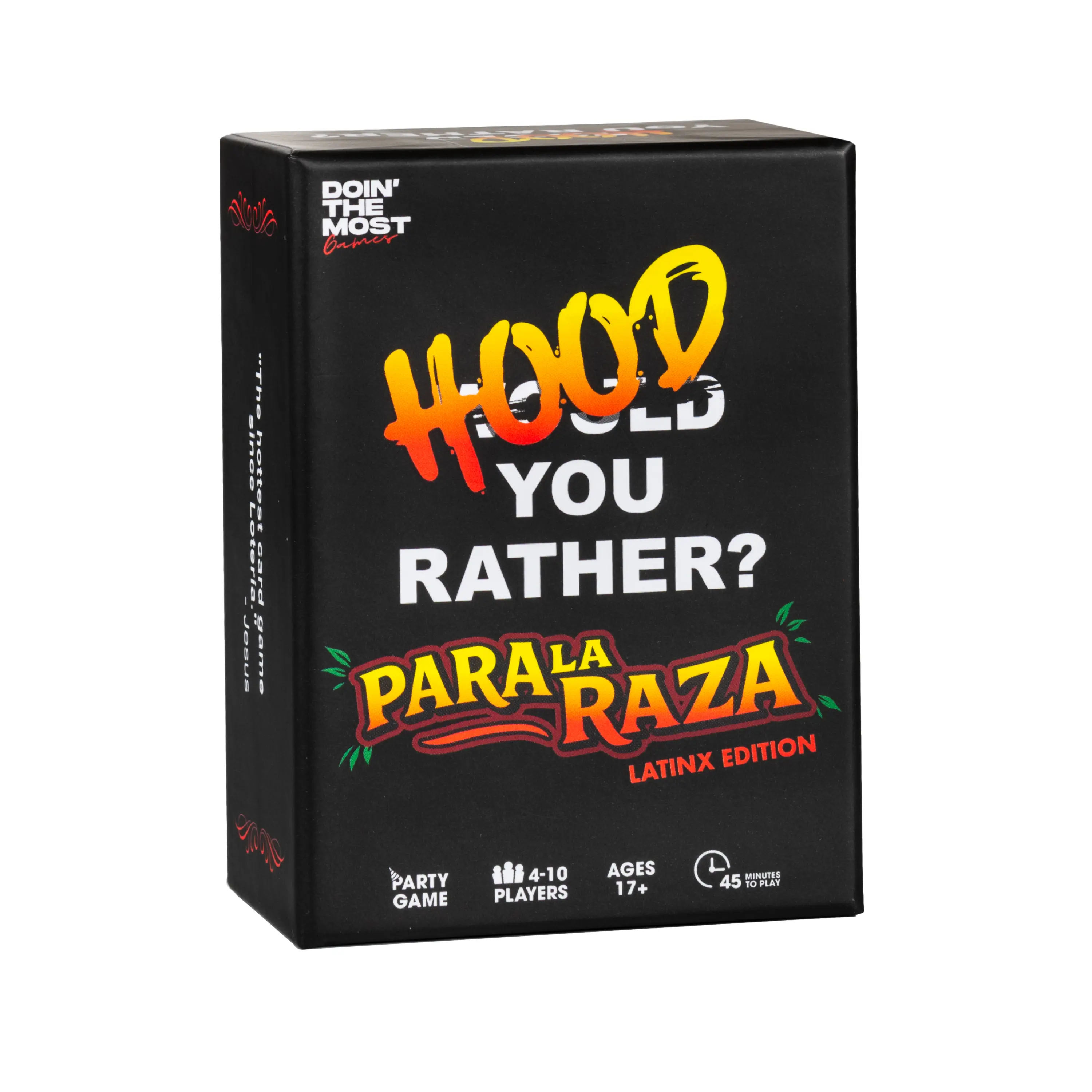 Hood You Rather: Para La Raza | The Hilarious Would You Rather Card Game Celebrating Latinx Culture | Adult Party Cards for Game Night | 120 Cards | Ages 17+