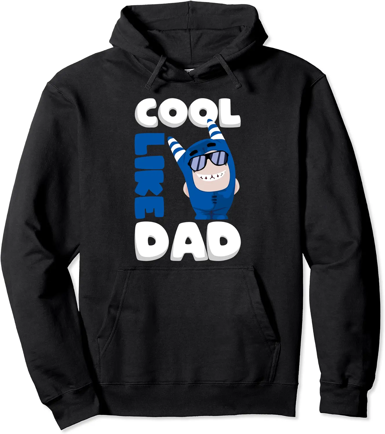 Oddbods Pogo Cool Like Dad Father Son Daughter Matching Gift Pullover Hoodie - Nafeesaami Shop 91B096CFKXVM