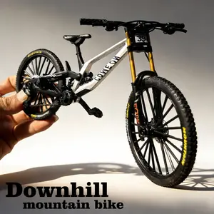 New Alloy Bicycle Model, Realistic Mountain Bike, Road Bike, Desk Decor, Collectible Mini Bike, Office & Home Decoration, Perfect Gift, Metal Craftsmanship