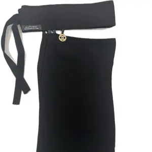 Saudi Bedoom Essm Long Niqab with Gold Buckle and Adjustable Straps for Comfort