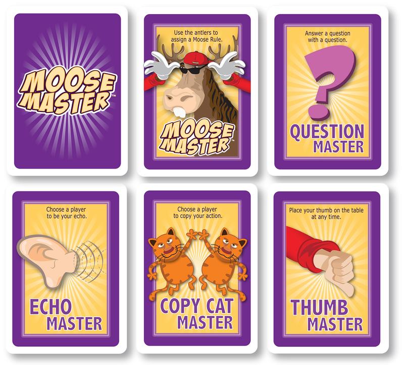 Moose Master - Laugh Until You Cry Fun Card Game for Adults Teens & Kids - Easy Setup & Learn - Perfect for Parties & Holidays - Includes 110 Cards Box & Rules