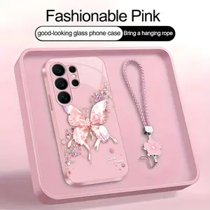 Suitable for [Galaxy S26 Ultra] Latest high-end phone case，free lanyard included,premium-look butterfly design,buy now and enjoy free shipping！YM99