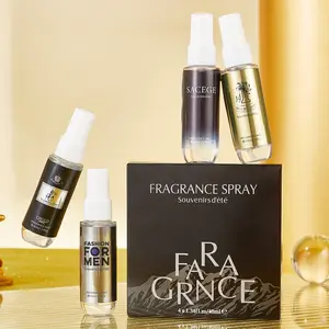 4pcs/set men's perfume gift set, long-lasting perfume, enhancing one's temperament, fresh and natural, charming and pleasant. Experience the combination of affordability and luxury. Suitable for dates, parties, weddings and daily use. Also an ideal