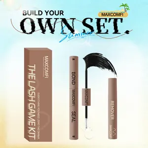 Maxcomfi Lash Bond Seal Remover | 3-IN-1 POWER DUO | Strong Hold, Waterproof & Remover-Safe for Flawless Lashes| Lash Bond Seal Remover for Lash Clusters | Latex-Free Waterproof Long-Lasting for Sensitive Eyes Pool-proof Rainy Day Proof